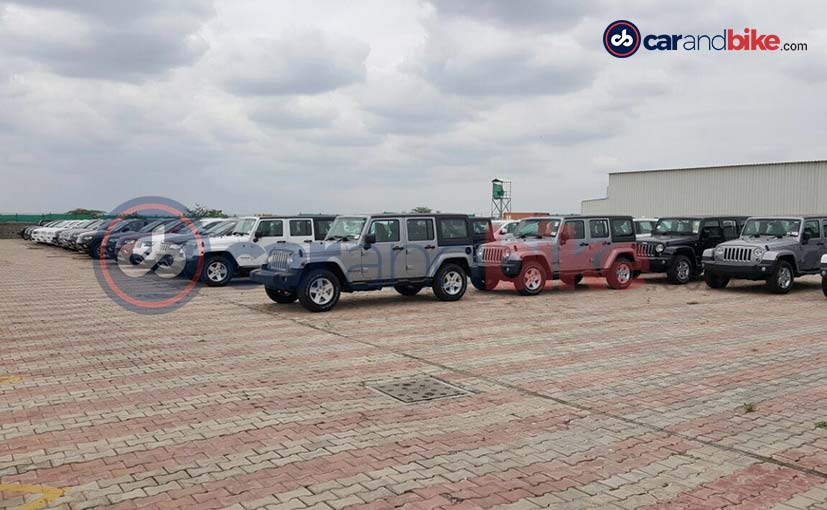 jeep wranglers at the plant