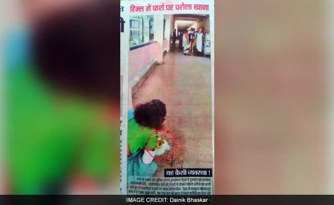 Patient Served Meal On Floor In Ranchi Hospital, Was Told 'No Plates'