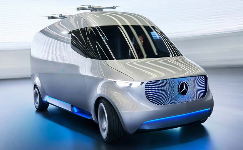 Mercedes Previews Vision Van Concept With Drones Mercedes Previews Vision Van Concept With Drones