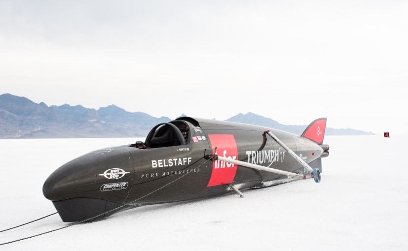 The Infor Rocket Streamliner Was Built for the Triumph Team by Hot Rod Conspiracy