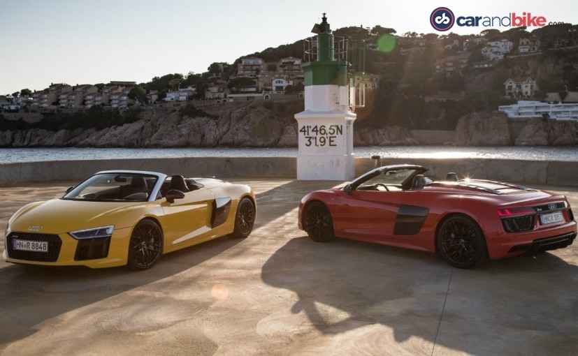 Audi R8 Spyder will be offered in 4 paint shades