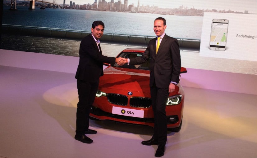 Frank Schloeder, acting president, BMW Group India with Pranay Jivrajka, CEO India at the launch event