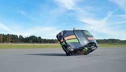 Finnish Driver Sets  World Record As He Clocks 186Km/h On Two Wheels In A Car