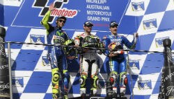 MotoGP: Cal Crutchlow Wins Australia GP; Rossi Finishes 2nd; And Marquez Crashes Out