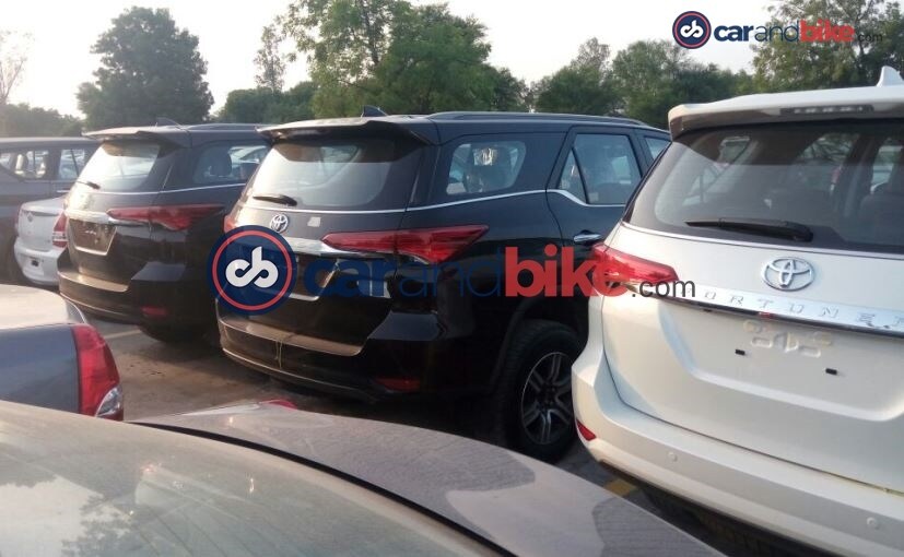 New Toyota Fortuner Spotted Again In India; Launch In November  NDTV 