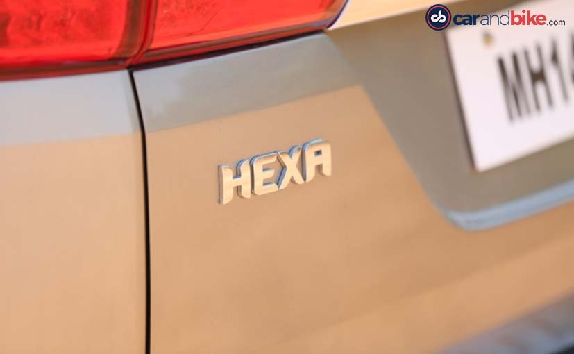 Tata Hexa Rear Badge