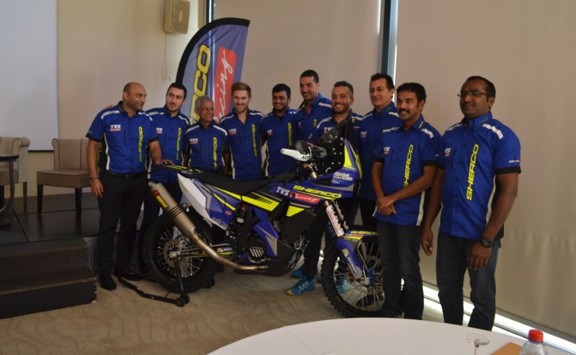 Sherco TVS Dakar complete team