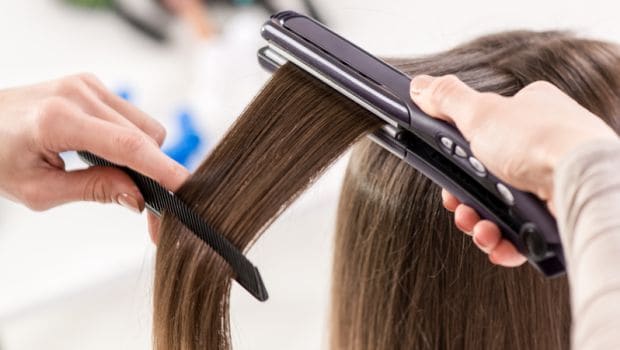 how to straighten hair with flat iron