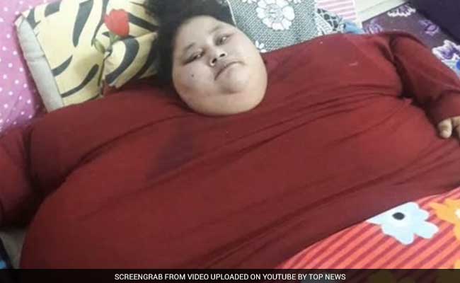 World’s Heaviest Woman, 500 Kg Eman, in Bohra community hospital at Mumbai for treatment