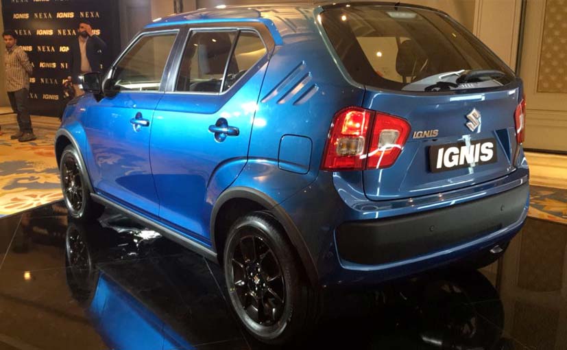 maruti suzuki ignis rear