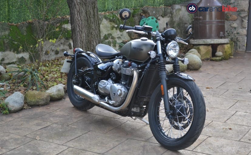 Exclusive Triumph Bonneville Bobber India Price Revealed