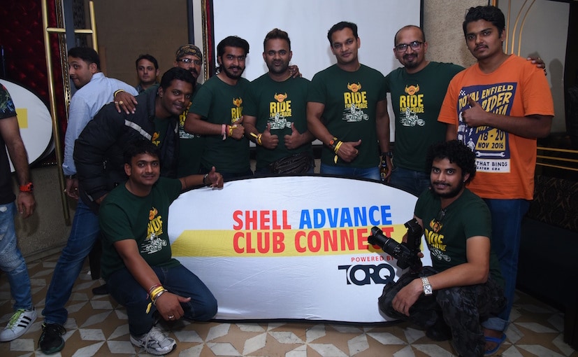 bikers at shell event