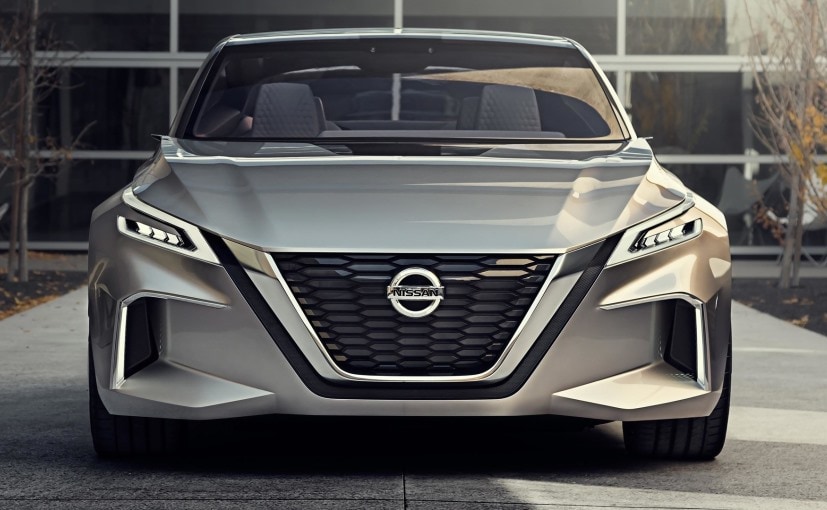 Nissan's Signature V-Motion Grille