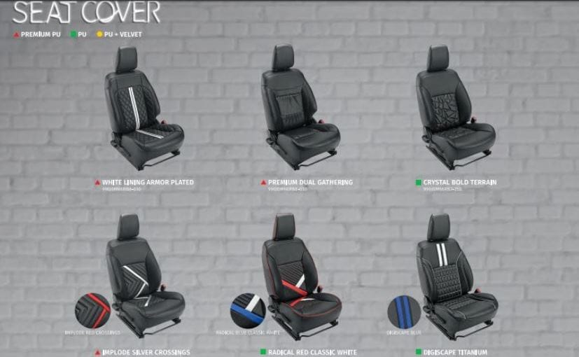 maruti ignis seat cover options