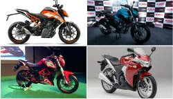 2017 KTM 250 Duke Vs Benelli TNT 25 Vs Honda CBR250R Vs Yamaha FZ25: Specification Comparison