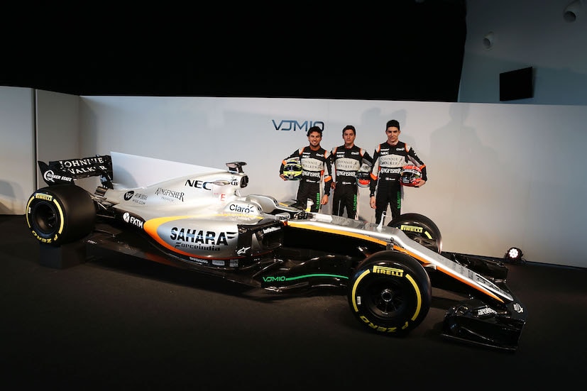 2017 sahara force india f1 car vjm10