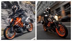 2017 KTM 390 Duke: Old vs New