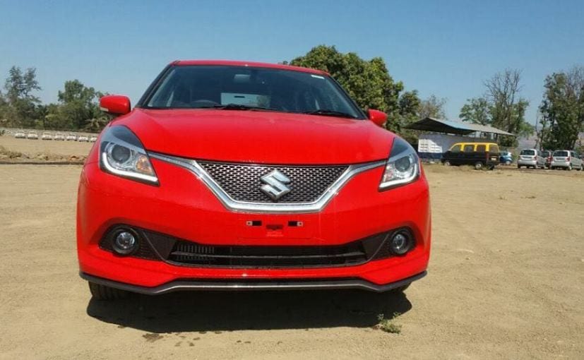 maruti suzuki baleno rs spied