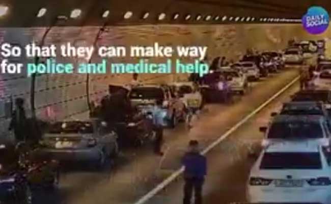 Anand Mahindra Awed By South Korean Drivers' Response To Tunnel Accident - NDTV