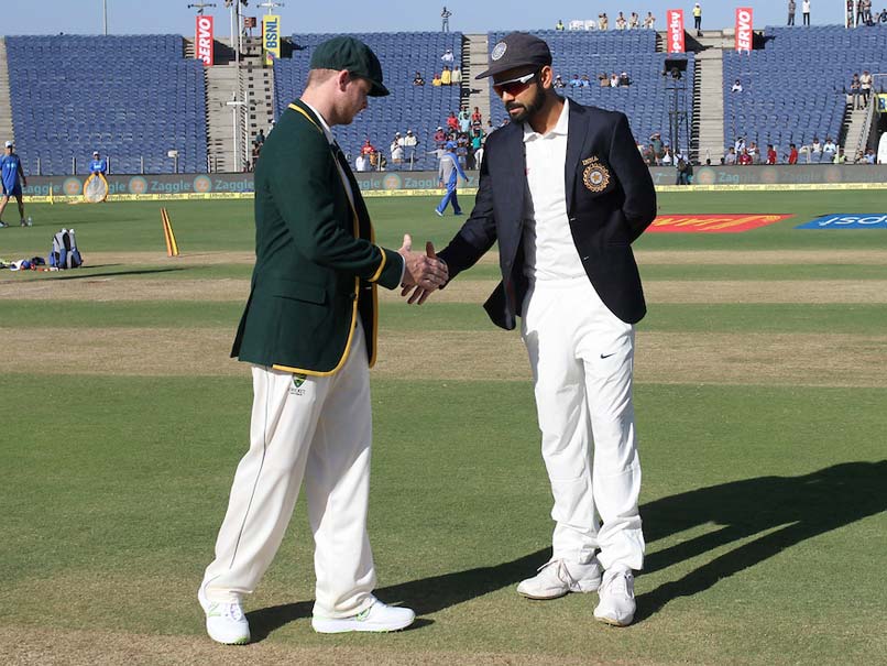 Live Cricket Score India vs Australia, 1st Day 1 in Pune: virat kohli and steve smith at the toss