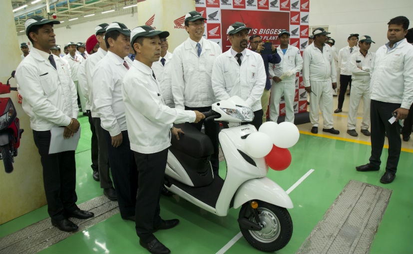 Honda Two Wheelers Expands Production Karnataka Factory World S