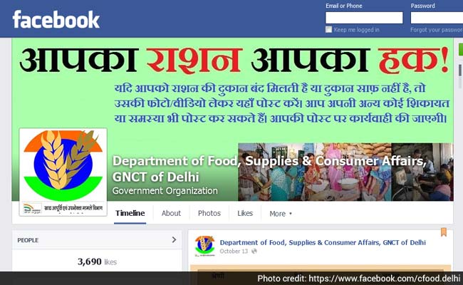 Facebook Page: Department of Food, Supplies &amp; Consumer Affairs, GNCT ...