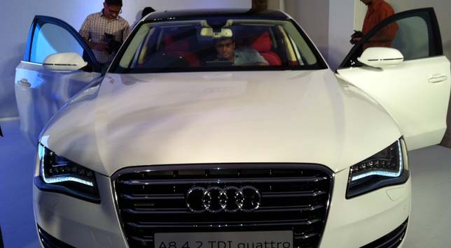 Audi launches A8 4.2 TDI at Rs 1.1 crore A Dreamliner in Air India colours at an airport in Washington