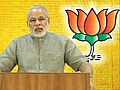 Narendra Modi flaunts Gujarat hat-trick, says time for UPA to give ...
