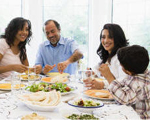 Family meals keep children slimmer, healthier