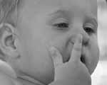 Easing a baby's stuffy nose