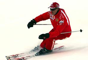 माइकल शूमाकर स्कीइंग दुर्घटना के बाद कोमा में