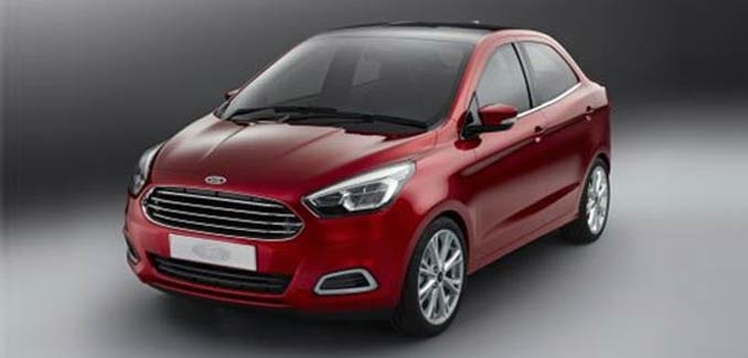 2014 Auto Expo: Ford showcases Figo sedan concept