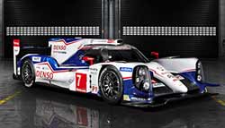 Toyota reveals hybrid race car which will take on Porsche and Audi at Le Mans
