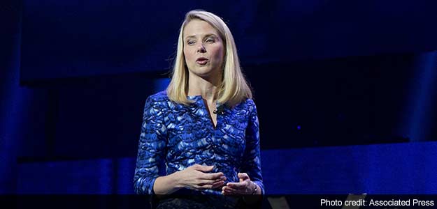At Yahoo, CEO's pay is tied to another company's performance