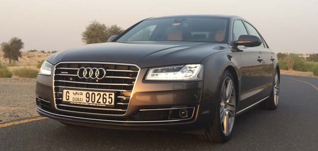 First Drive: The Audi A8L Lights up With a New Face