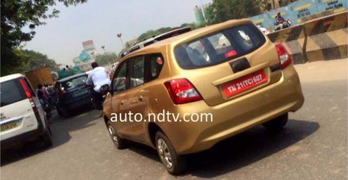 Scoop: Datsun GO+ MPV Spied Testing