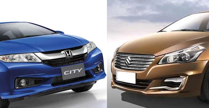 Comparison: Maruti Ciaz aka Alivio vs New Honda City