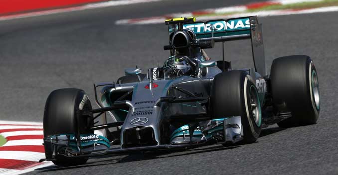 F1: Rosberg on Pole as Mercedes Locks Front Grid at Monaco