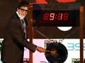 Amitabh Bachchan Rings The Bell at Bombay Stock Exchange