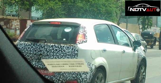 New Fiat Punto facelift spied testing