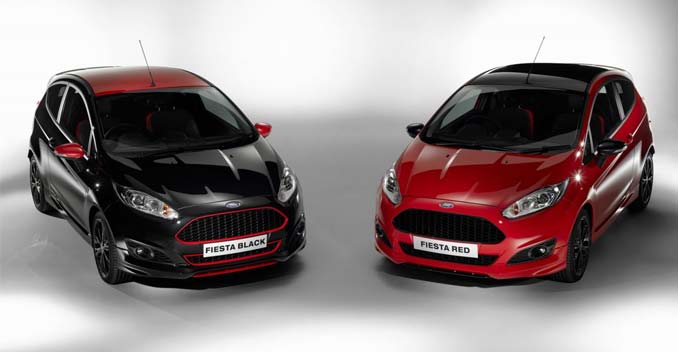 Ford launches Fiesta Red and Black Editions