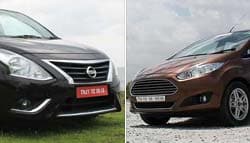 Comparison: New Nissan Sunny vs New Ford Fiesta