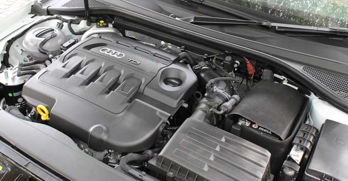 Audi A3 sedan engine