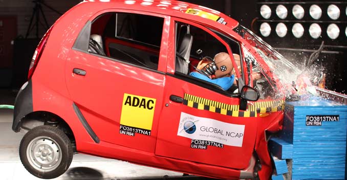 New Cars in India to Be Crash Tested at 56Kmph