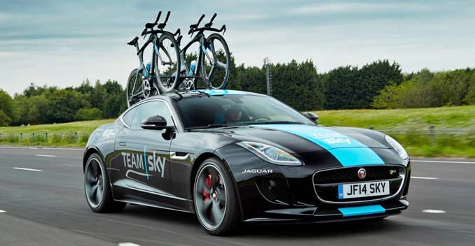 Jaguar Unveils Special F-Type Coupe R as Support car for Tour De France