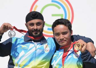 राष्ट्रमंडल खेलों में भारतीय निशानेबाजों का दबदबा जारी