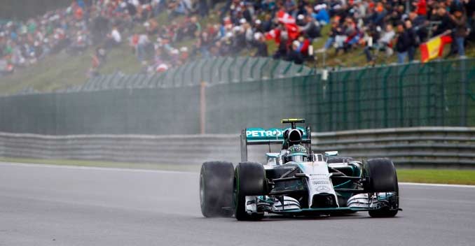 F1: Rosberg Trumps FP2 Session as Hamilton Limps With Electronic Issues