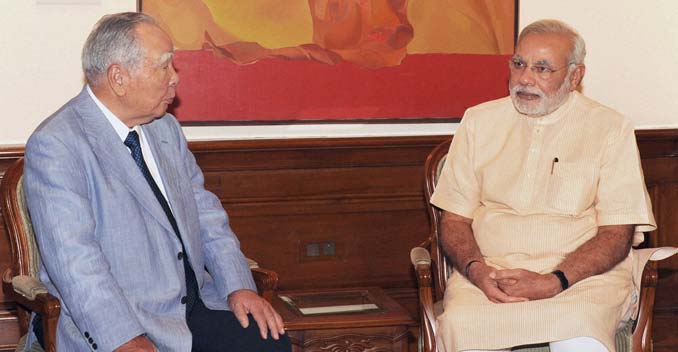 Suzuki Motor's Chairman Meets Prime Minister Narendra Modi