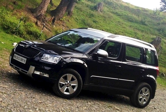 2014 skoda yeti front side profile