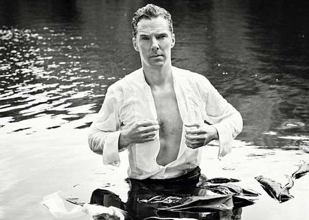 Benedict Cumberbatch Gives up Clothes in Drenched Darcy Moment